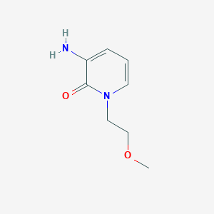 Chemical structure of 3-Amino-1-(2-methoxyethyl)pyridin-2(1H)-one