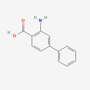Chemical structure of 3-Amino-[1,1'-biphenyl]-4-carboxylic acid