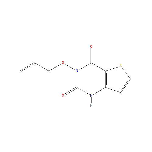 Chemical structure of 3-Allyloxy-1H-thieno[3,2-d]pyrimidine-2,4-dione