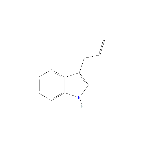 Chemical structure of 3-Allylindole