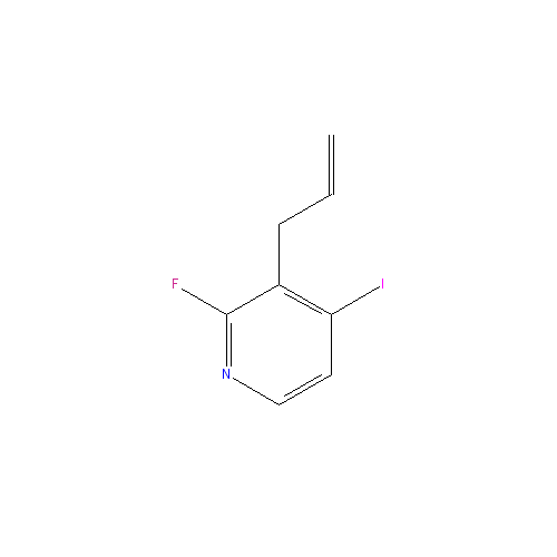 Chemical structure of 3-Allyl-2-fluoro-4-iodopyridine