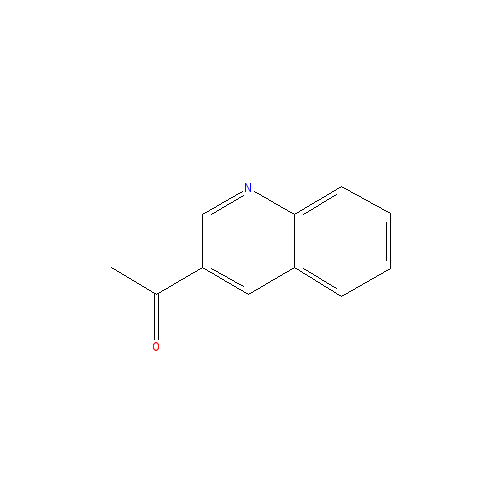Chemical structure of 3-Acetylquinoline
