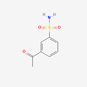 Chemical structure of 3-Acetylbenzenesulfonamide