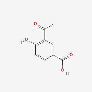 Chemical structure of 3-Acetyl-4-hydroxybenzoic acid