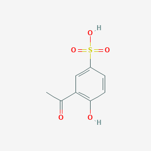 Chemical structure of 3-Acetyl-4-hydroxybenzenesulfonic acid