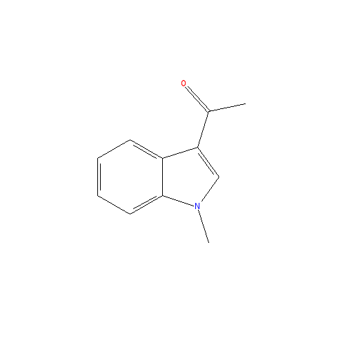 Chemical structure of 3-Acetyl-1-methylindole