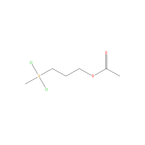Chemical structure of 3-ACETOXYPROPYL METHYL DICHLOROSILANE