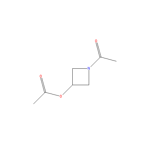 Chemical structure of 3-Acetoxy-1-acetylazetidine