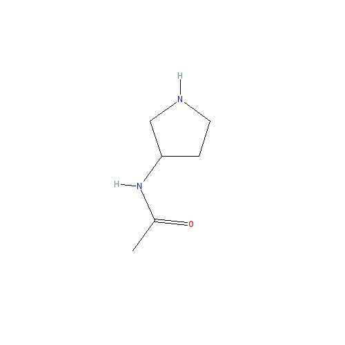 Chemical structure of 3-Acetamidopyrrolidine