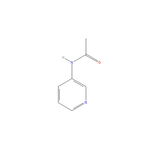 Chemical structure of 3-Acetamidopyridine