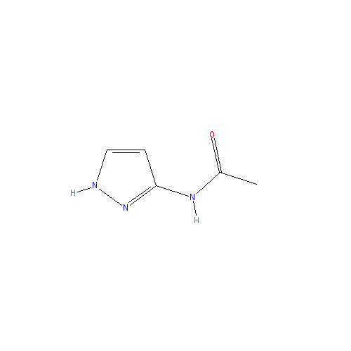 Chemical structure of 3-Acetamidopyrazole