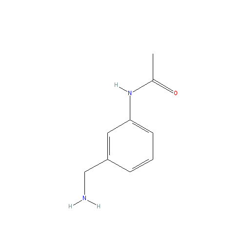 Chemical structure of 3-Acetamidobenzylamine