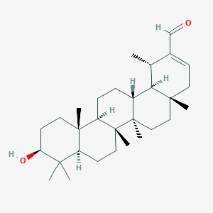 Chemical structure of 30-Oxopseudotaraxasterol