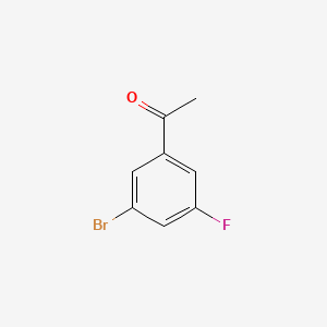 Chemical structure of 3’-Bromo-5’-fluoroacetophenone
