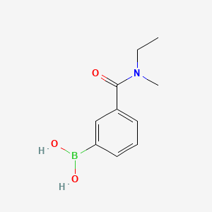 Chemical structure of 3-[Ethyl(methyl)carbamoyl]benzeneboronic acid