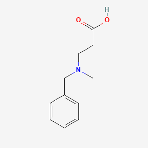 Chemical structure of 3-[Benzyl(methyl)amino]propanoic Acid