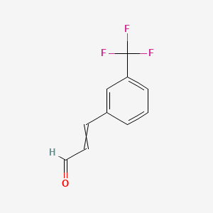 Chemical structure of 3-[3-(Trifluoromethyl)Phenyl]-2-Propenal