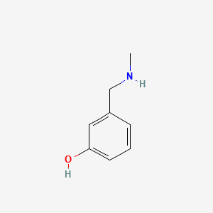 Chemical structure of 3-[(Methylamino)methyl]phenol