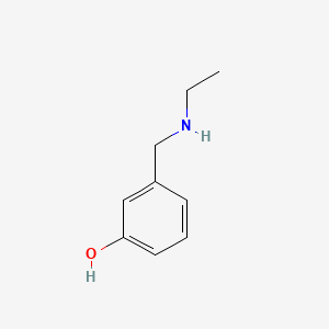 Chemical structure of 3-[(Ethylamino)methyl]phenol