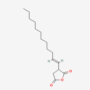 Chemical structure of Dodecenylsuccinic anhydride