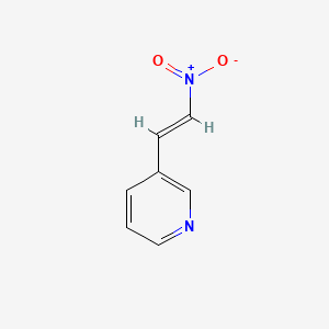 Chemical structure of 3-[(E)-2-Nitrovinyl]pyridine