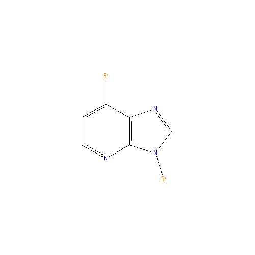 Chemical structure of 3,7-Dibromoimidazo[1,2-a]pyridine