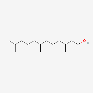 Chemical structure of 3,7,11-Trimethyldodecan-1-ol