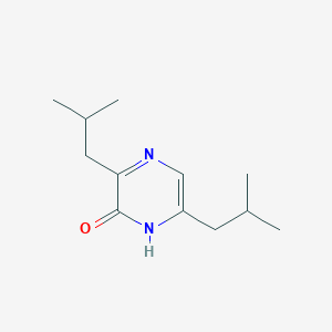 Chemical structure of 3,6-Diisobutylpyrazin-2(1H)-one