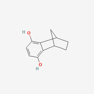 Chemical structure of 3,6-Dihydroxybenzonorbornane