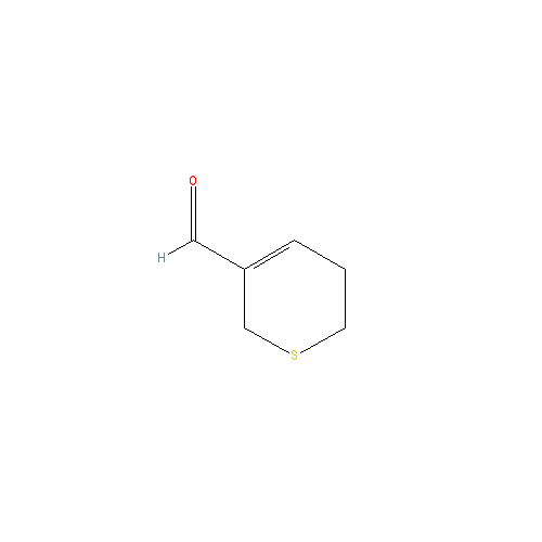 Chemical structure of 3,6-Dihydro-2H-thiopyran-5-carbaldehyde