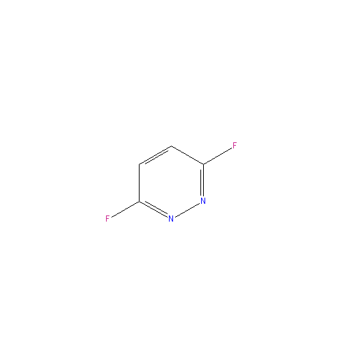 Chemical structure of 3,6-difluoropyridazine