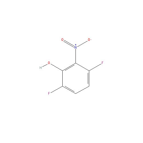 Chemical structure of 3,6-Difluoro-2-nitrophenol