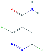 Chemical structure of 3,6-Dichloropyridazine-4-carboxamide