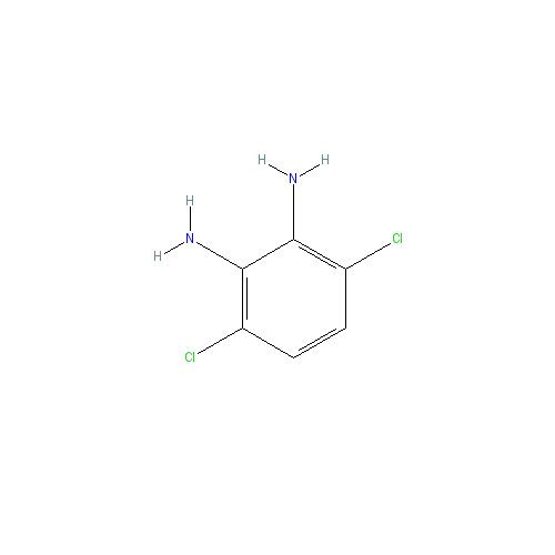 Chemical structure of 3,6-Dichlorobenzene-1,2-diamine
