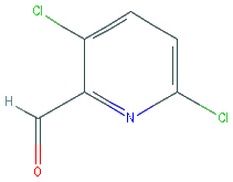 Chemical structure of 3,6-Dichloro-2-Pyridinecarboxaldehyde