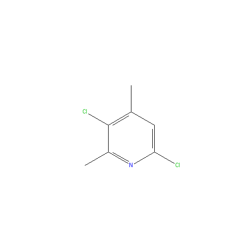 Chemical structure of 3,6-Dichloro-2,4-dimethylpyridine