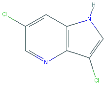 Chemical structure of 3,6-Dichloro-1H-pyrrolo[3,2-c]pyridine