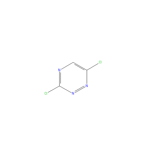 Chemical structure of 3,6-dichloro-1,2,4-triazine