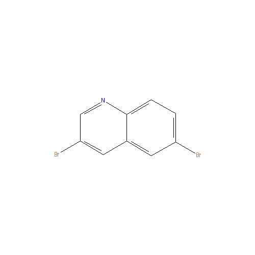 Chemical structure of 3,6-Dibromoquinoline