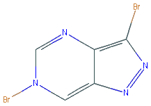 Chemical structure of 3,6-Dibromopyrazolo[1,5-a]pyrimidine