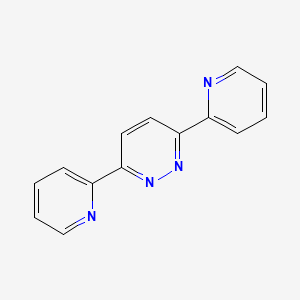 Chemical structure of 3,6-DI(2-PYRIDYL)PYRIDAZINE