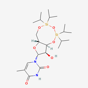 Chemical structure of 3',5'-TIPS-5-Me-Uridine