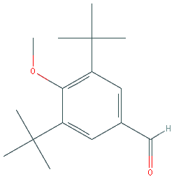 Chemical structure of 3,5-Di-tert-butyl-4-methoxybenzaldehyde