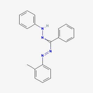 Chemical structure of 3,5-Diphenyl-1-(o-tolyl)formazan