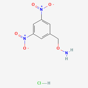 Chemical structure of 3,5-Dinitrobenzyloxyamine hydrochloride