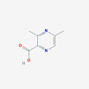 Chemical structure of 3,5-Dimethylpyrazine-2-carboxylic acid