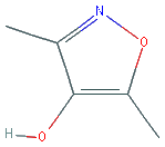 Chemical structure of Dimethyl-1,2-oxazol-4-ol