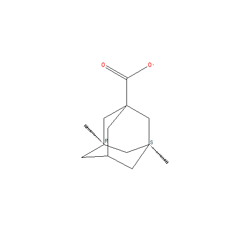 Chemical structure of 3,5-Dimethyladamantane-1-carboxylic acid