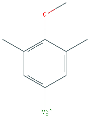 Chemical structure of 3,5-Dimethyl-4-methoxyphenylmagnesium bromide