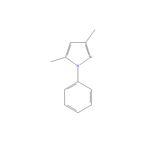 Chemical structure of Dimethylphenylpyrazole